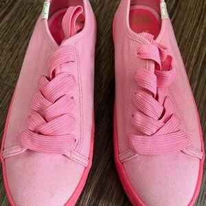Keds Kids Pink Sneakers with Wide Laces
